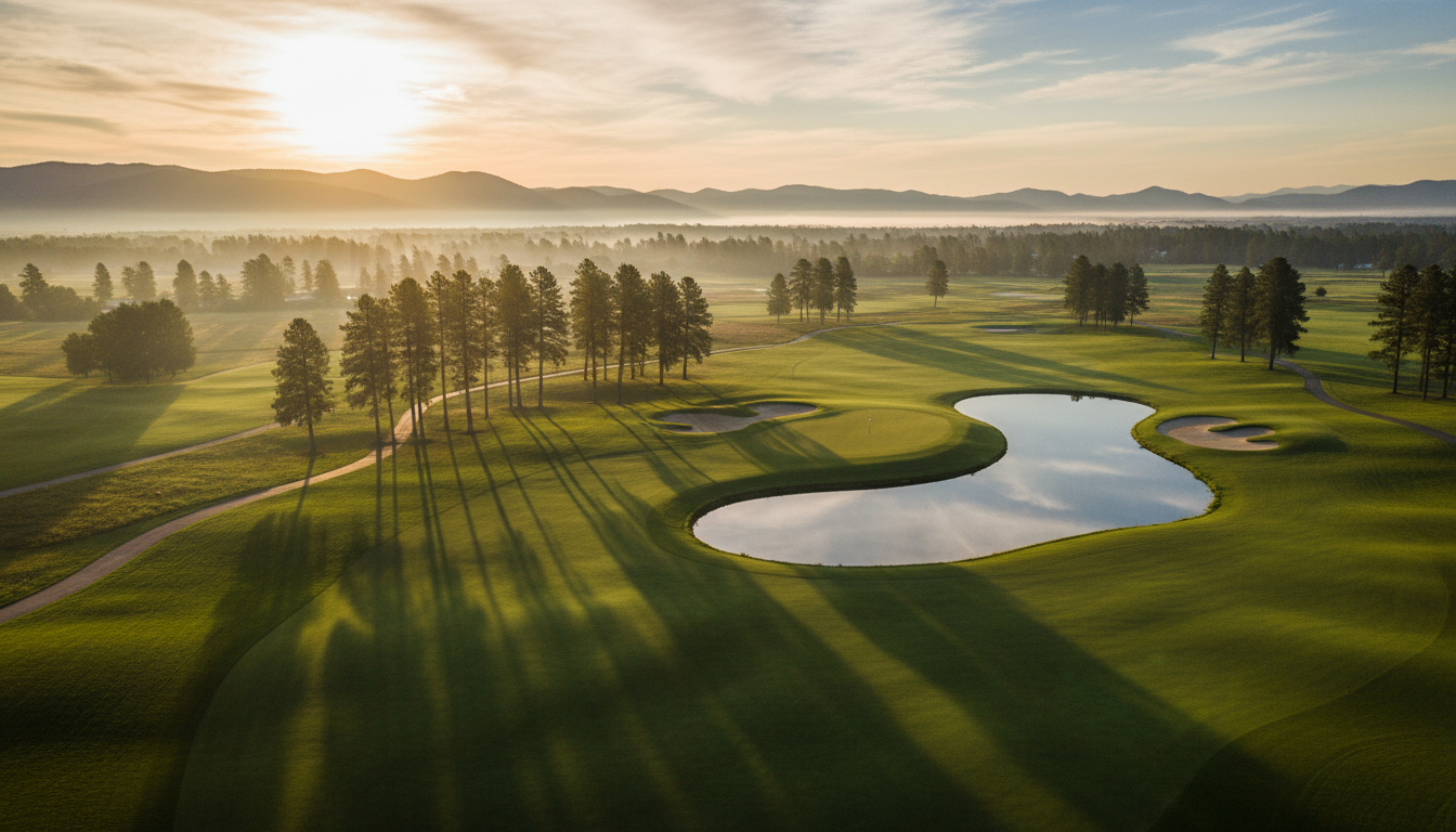 Belle Acres Golf Course aerial view