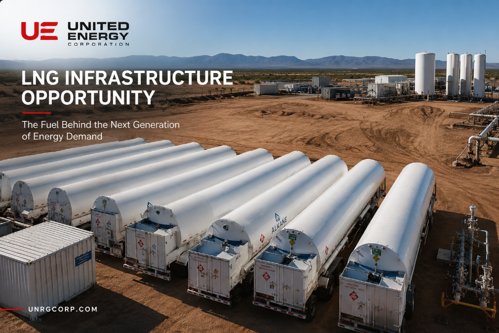 LNG Infrastructure Opportunity — United Energy Corporation cryogenic trailers and LNG facility