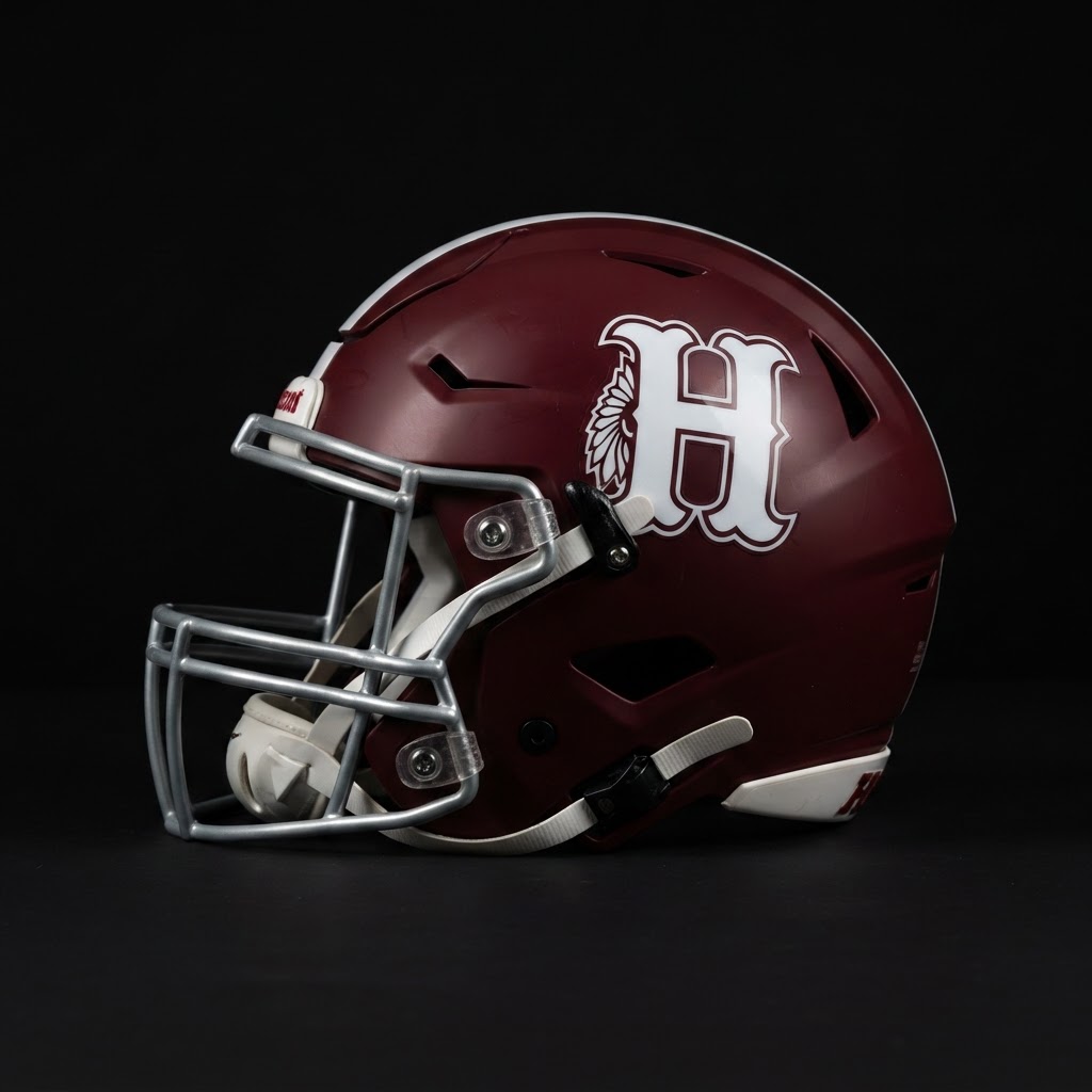 Hazlehurst Indians football helmet