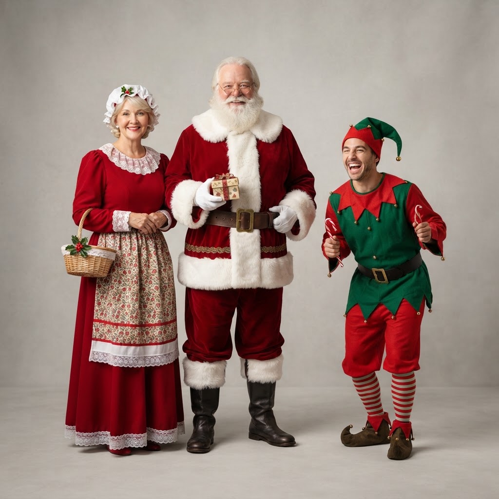 Père Noël, Mère Noël, Lutin