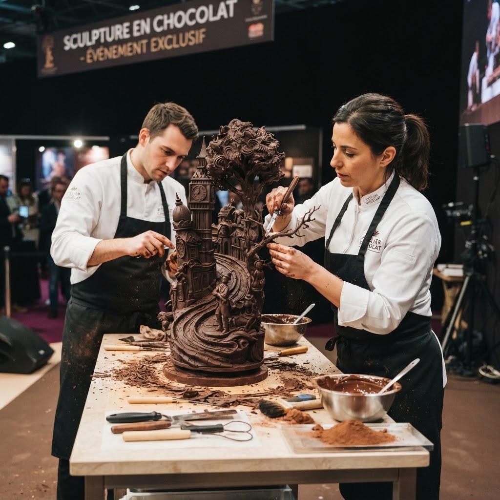 Sculpture En Chocolat