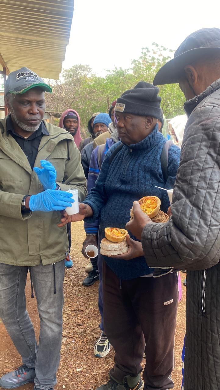 Sharing a meal with the community