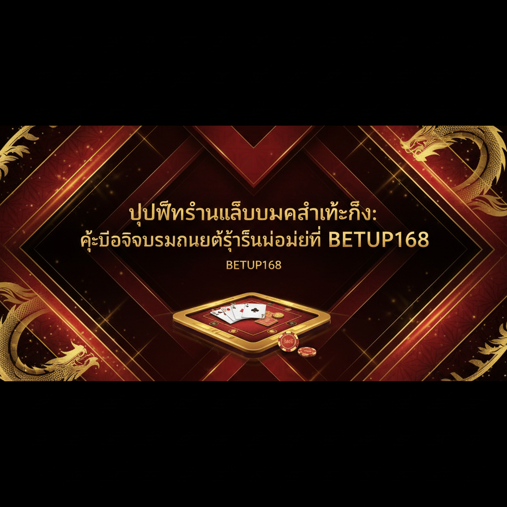 ปูพื้นฐานเล่นบาคาร่าให้เก่ง คู่มือฉบับสมบูรณ์สำหรับมือใหม่ที่ BETUP168