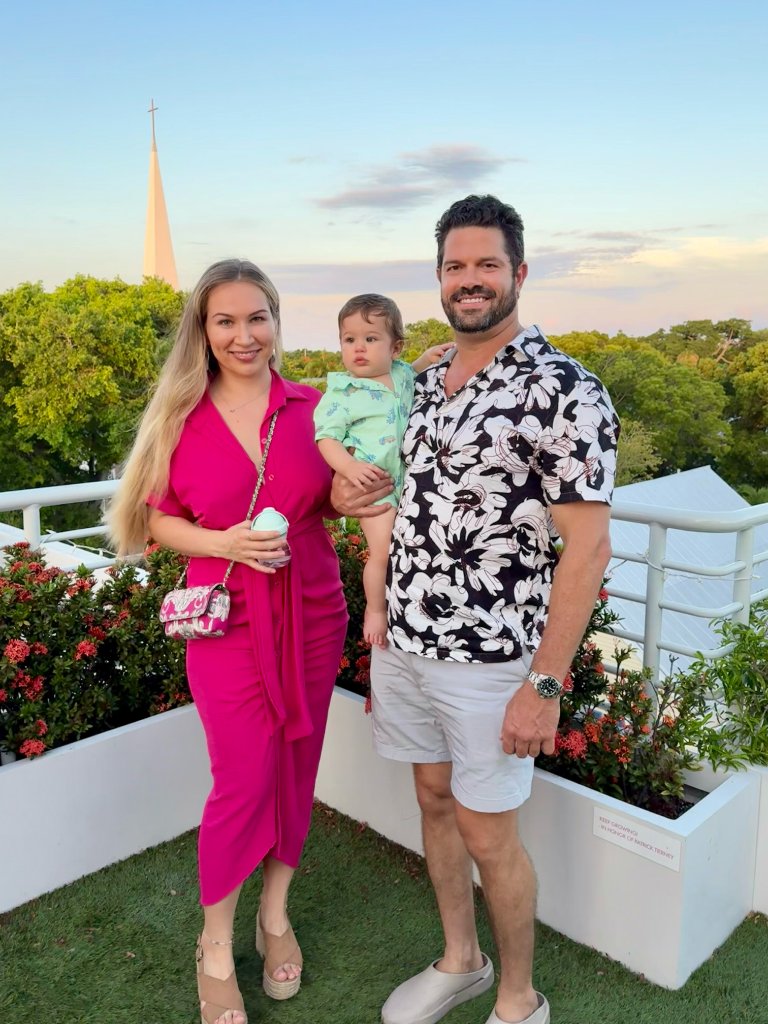 Family evening on the terrace