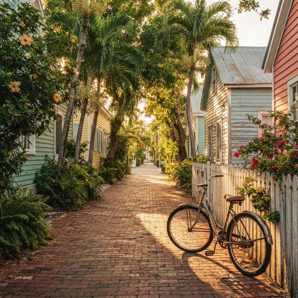 The Measured Pace of an Old Town Morning