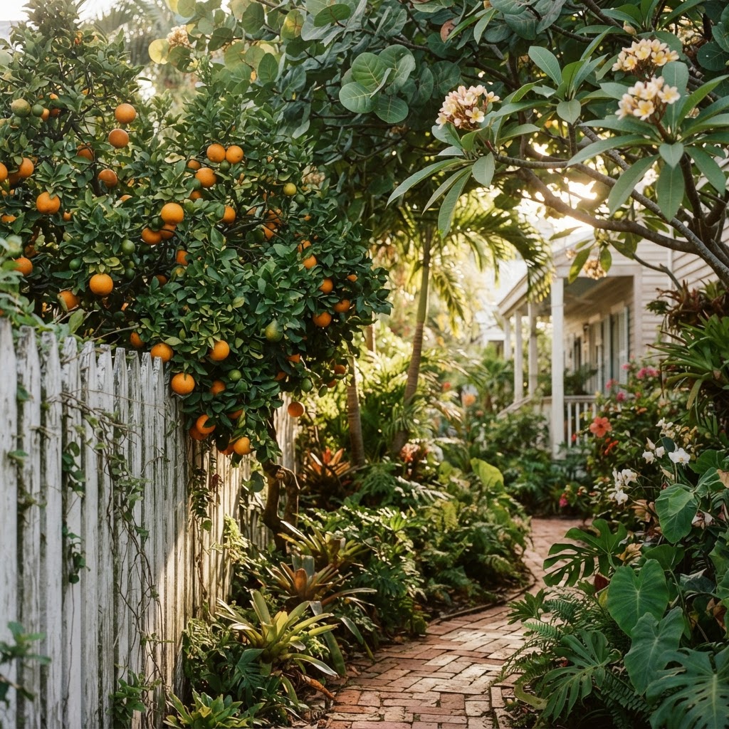 Citrus and Shade: The Trees That Define a Key West Garden