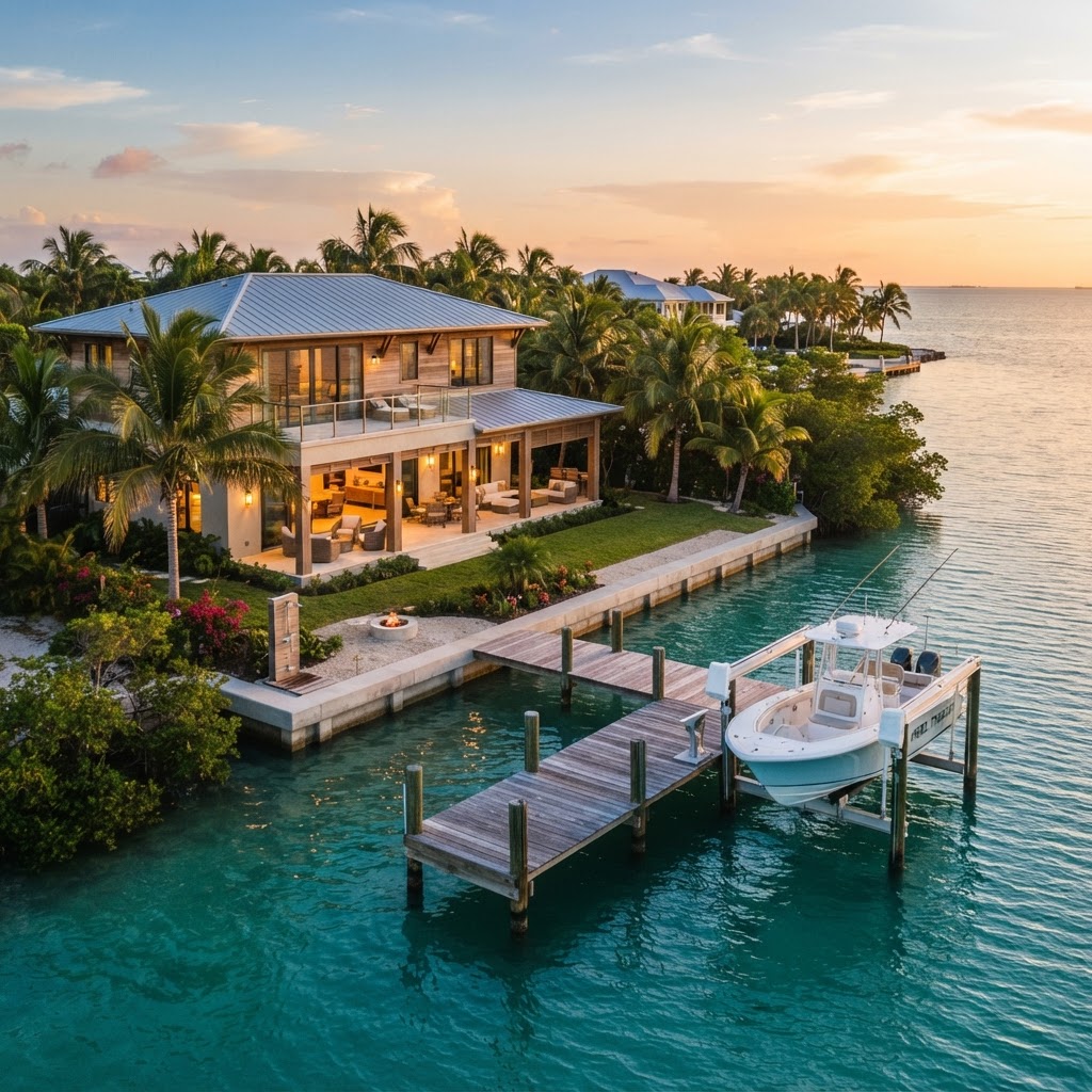 Key West Waterfront Homes: What Waterfront Actually Means on the Island