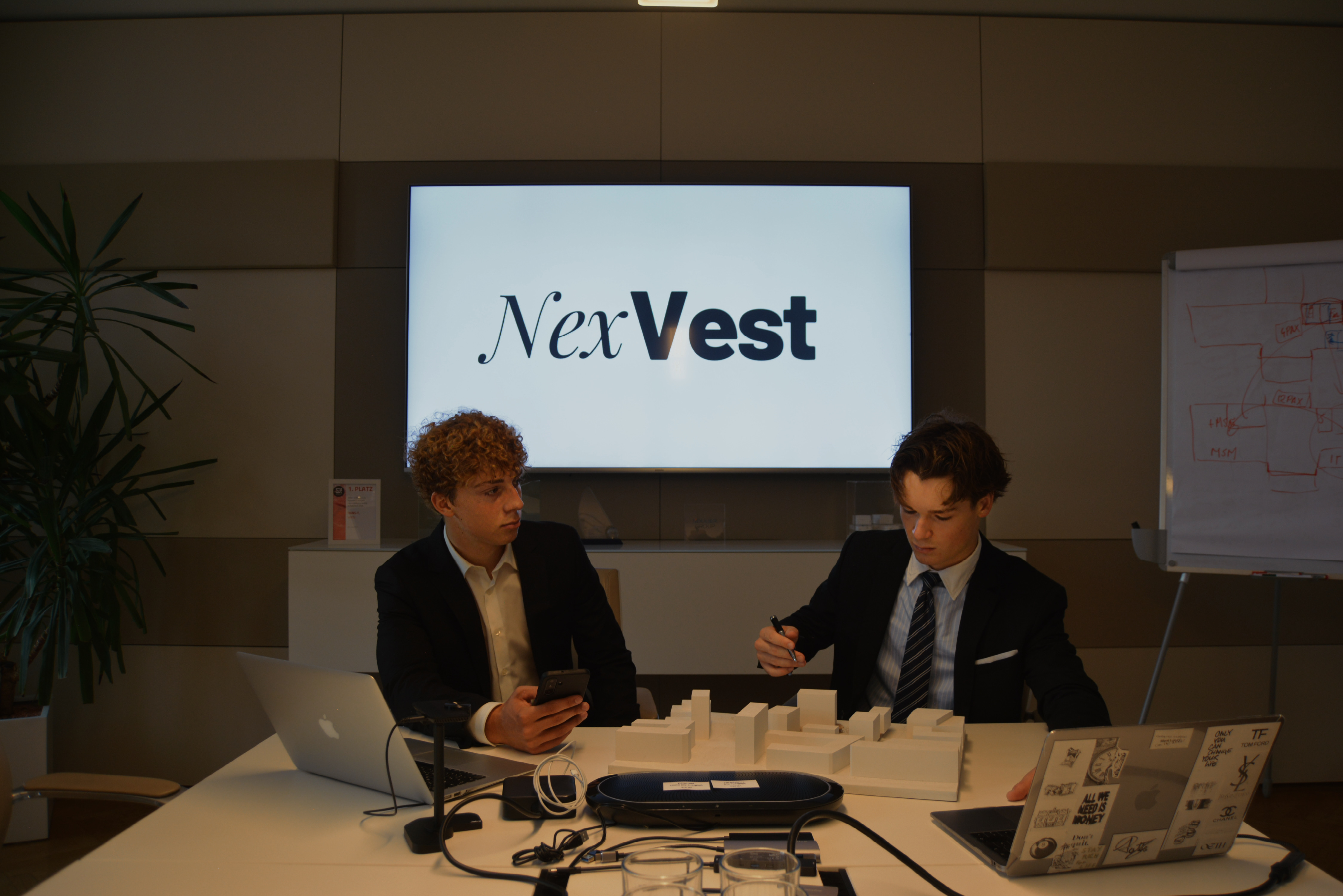Theo Patterer und Emile Soulier von NexVest bei der Arbeit