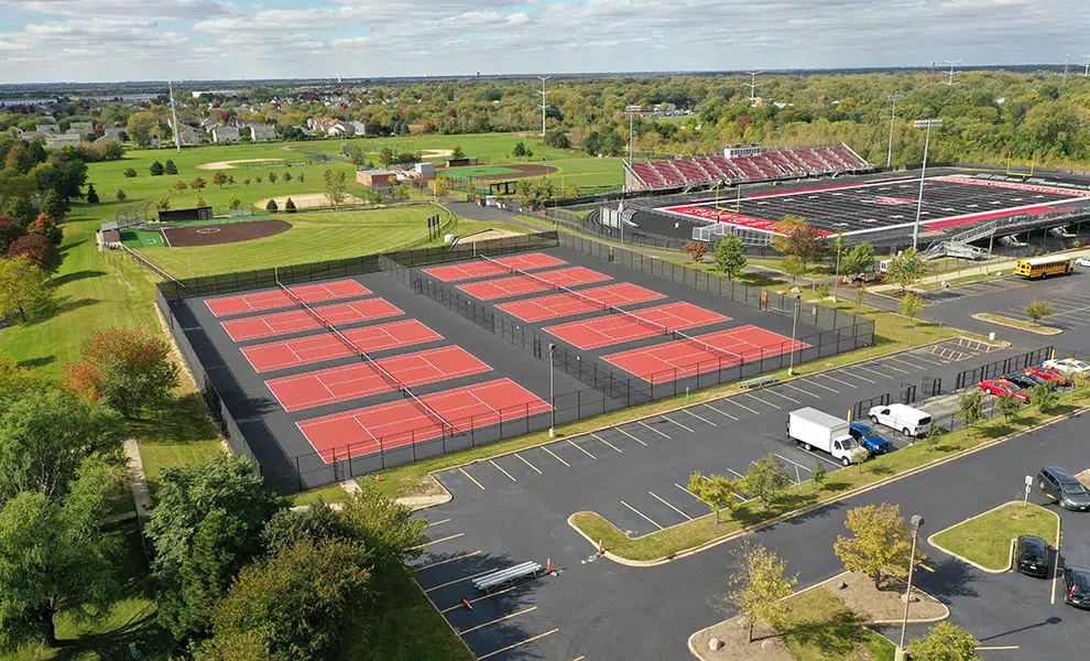 Bolingbrook High School Turf, Tracks & Tennis Improvements — image 5