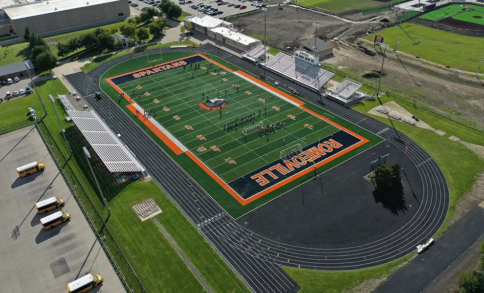 Romeoville HS Turf, Tracks & Tennis Improvements