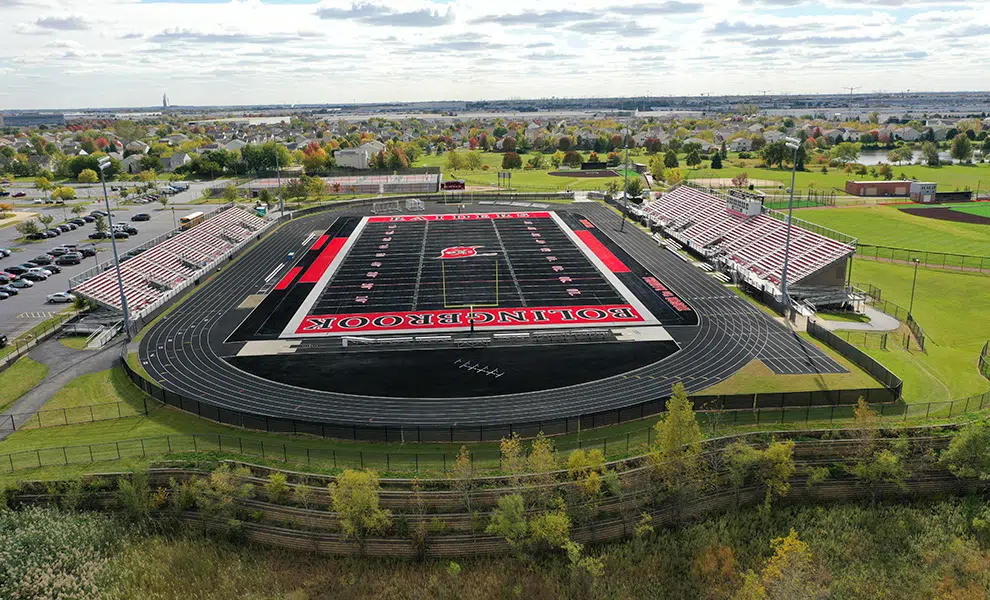 Bolingbrook High School Turf, Tracks & Tennis Improvements — image 3