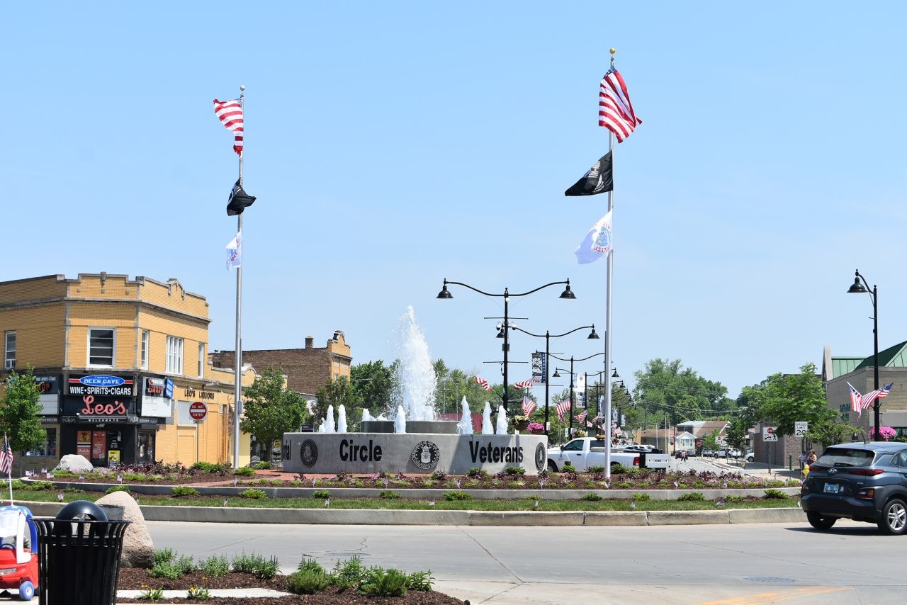 Veterans Memorial Fountain