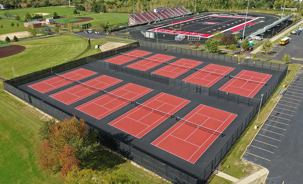 Bolingbrook High School Turf, Tracks & Tennis Improvements — image 6