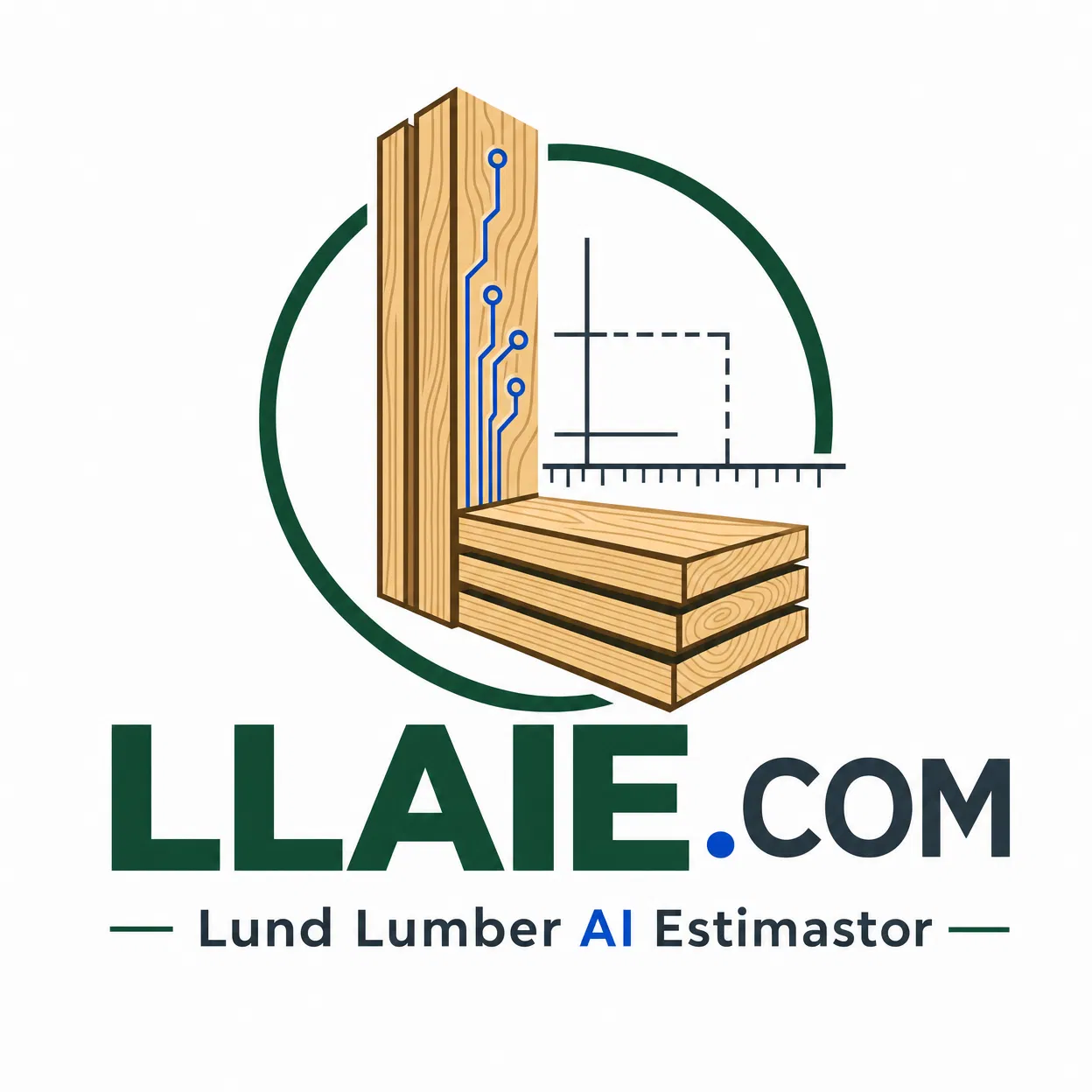 LLAIE™ Lund Lumber AI Estimator logo