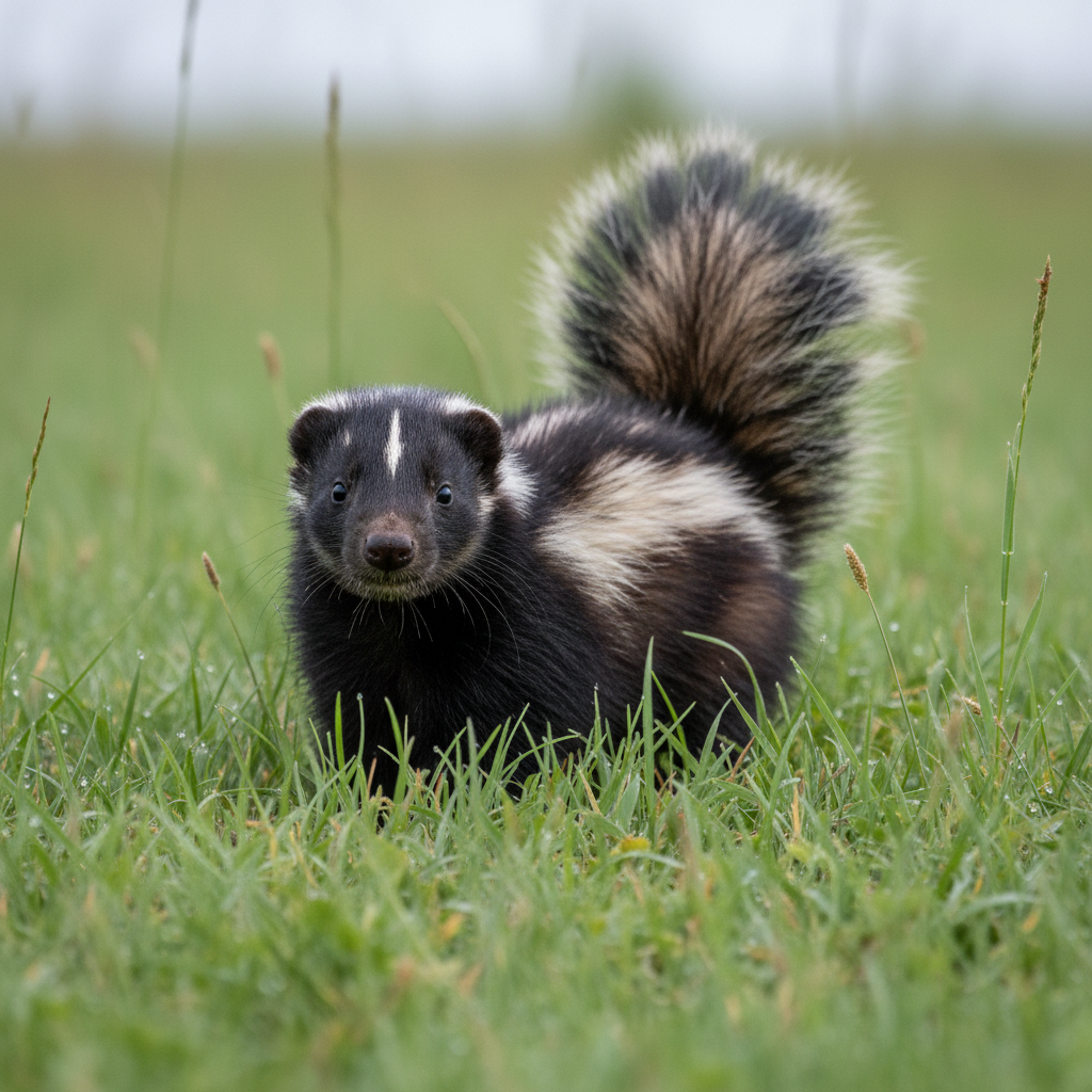 Skunk portrait