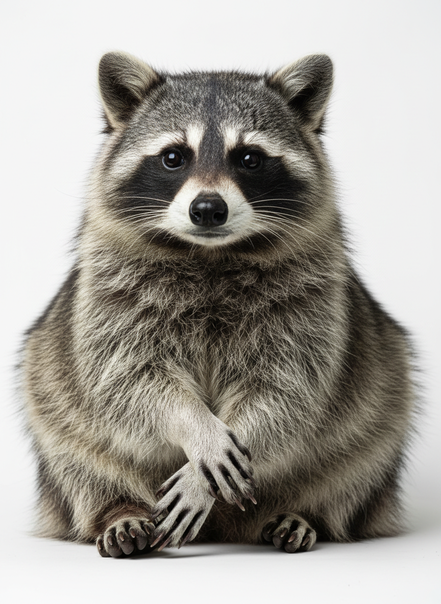Raccoon portrait