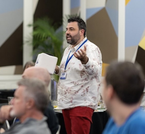 Ray Milidoni facilitating a digital workshop