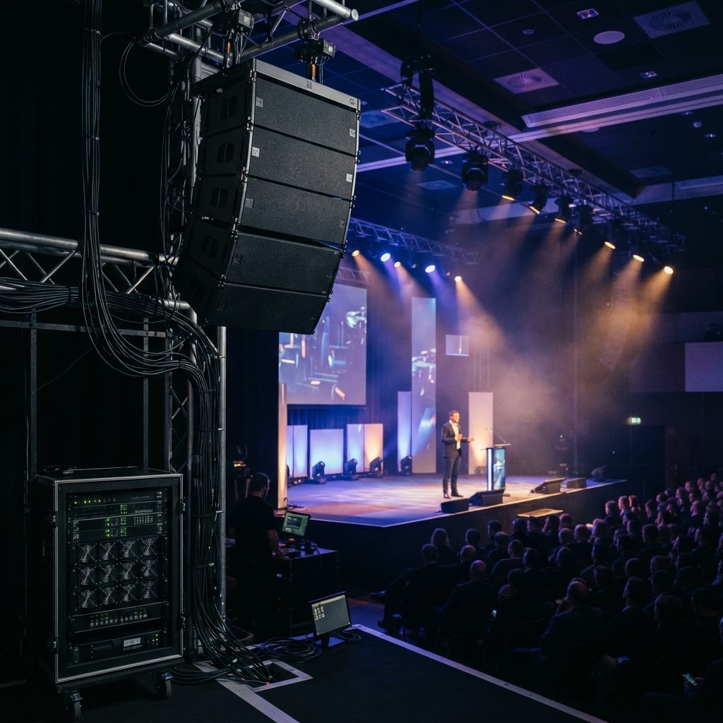 Active vs. Passive Speakers: What Changes in Your Power and Rigging Plan