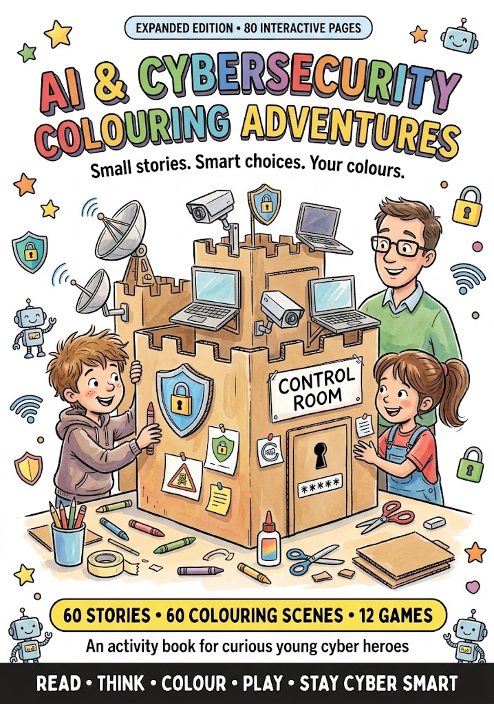 AI & Cybersecurity Colouring Adventures