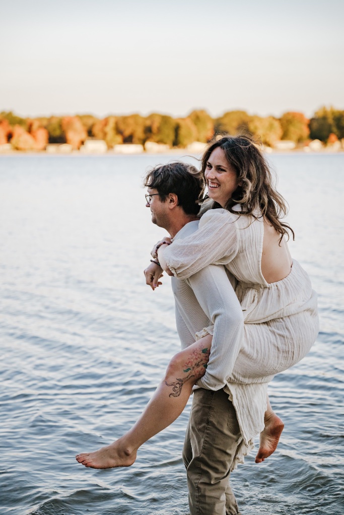 Couple at the lake