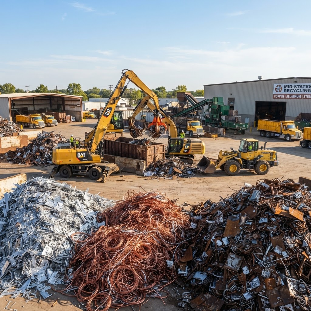 Innovative Recycling scrap metal yard