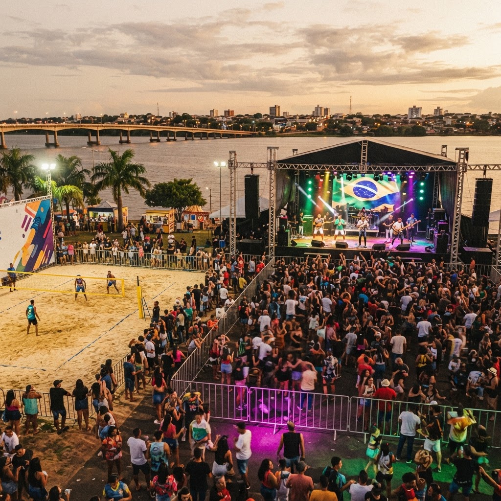 Festival de Verão de Araguaína começa com programação de shows e competições esportivas