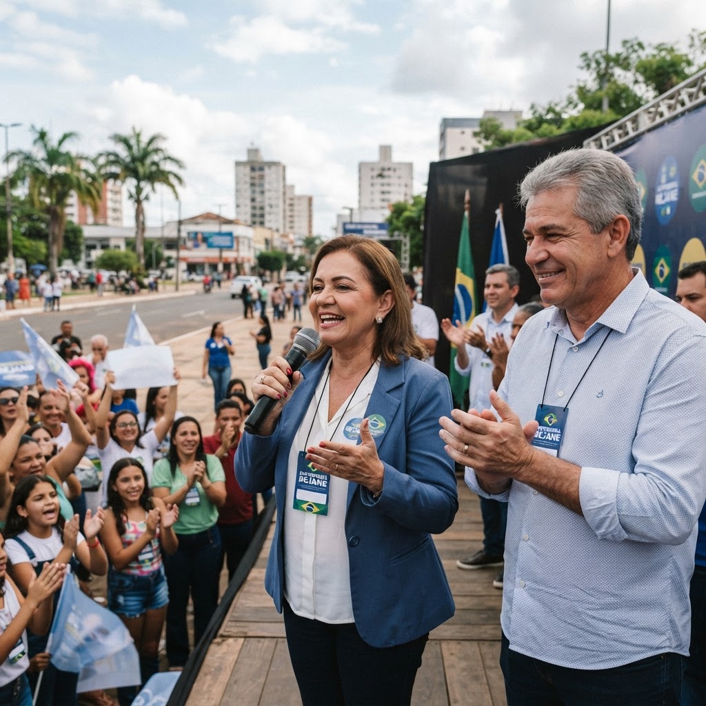 Com apoio de Fábio Vaz, enfermeira Rejane lança nome à disputa estadual em Araguaína