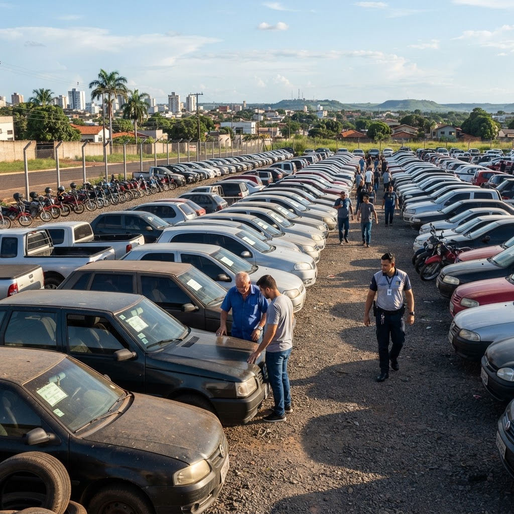 Detran/TO realiza leilão com 636 veículos em Araguaína