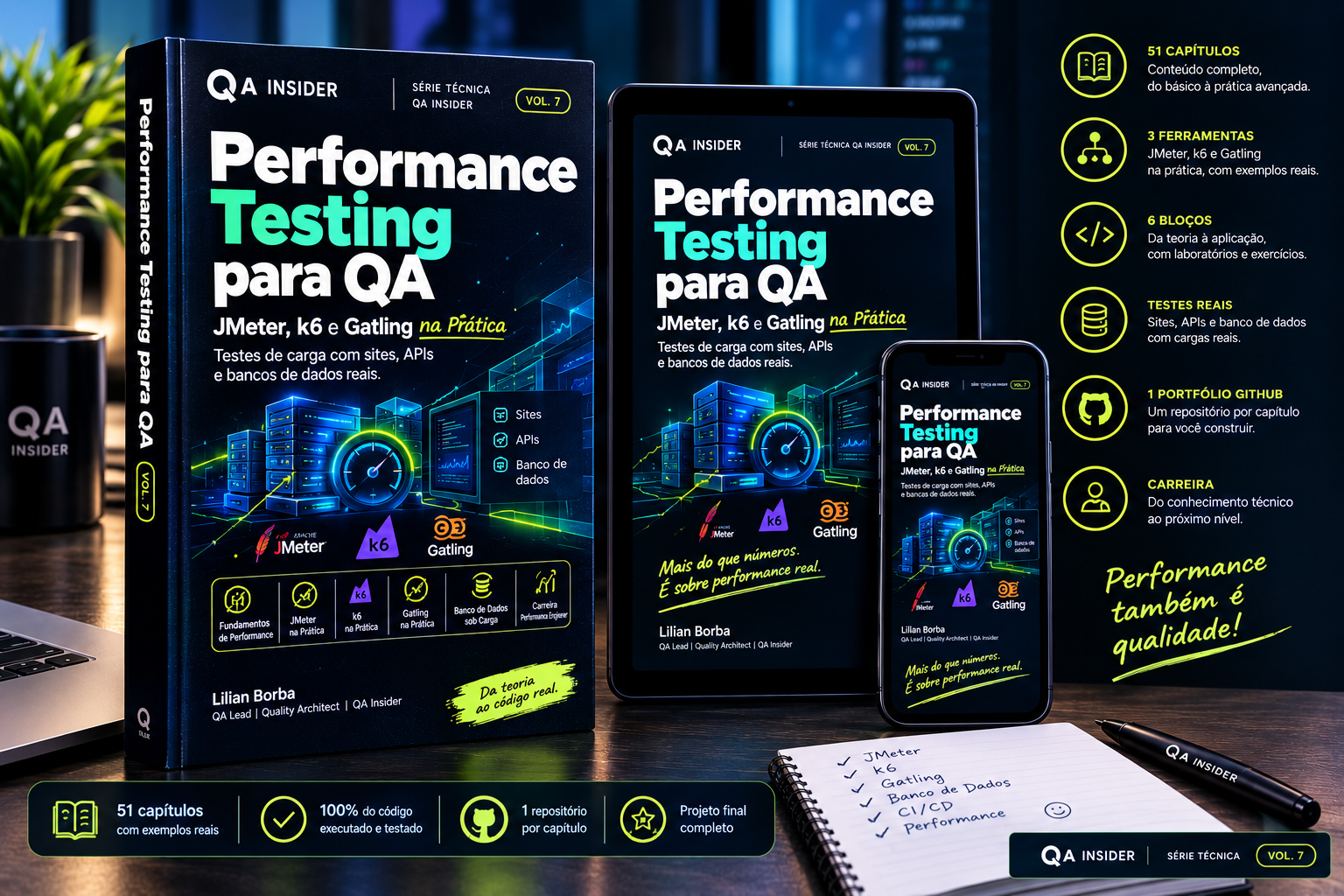 De QA a Performance Engineer: Testes de Carga com JMeter, k6 e Gatling