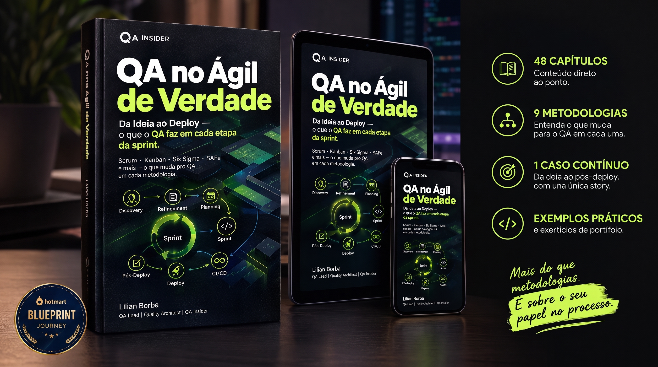 QA no Ágil de Verdade: Da Ideia ao Deploy - O Guia Completo de QA Ágil