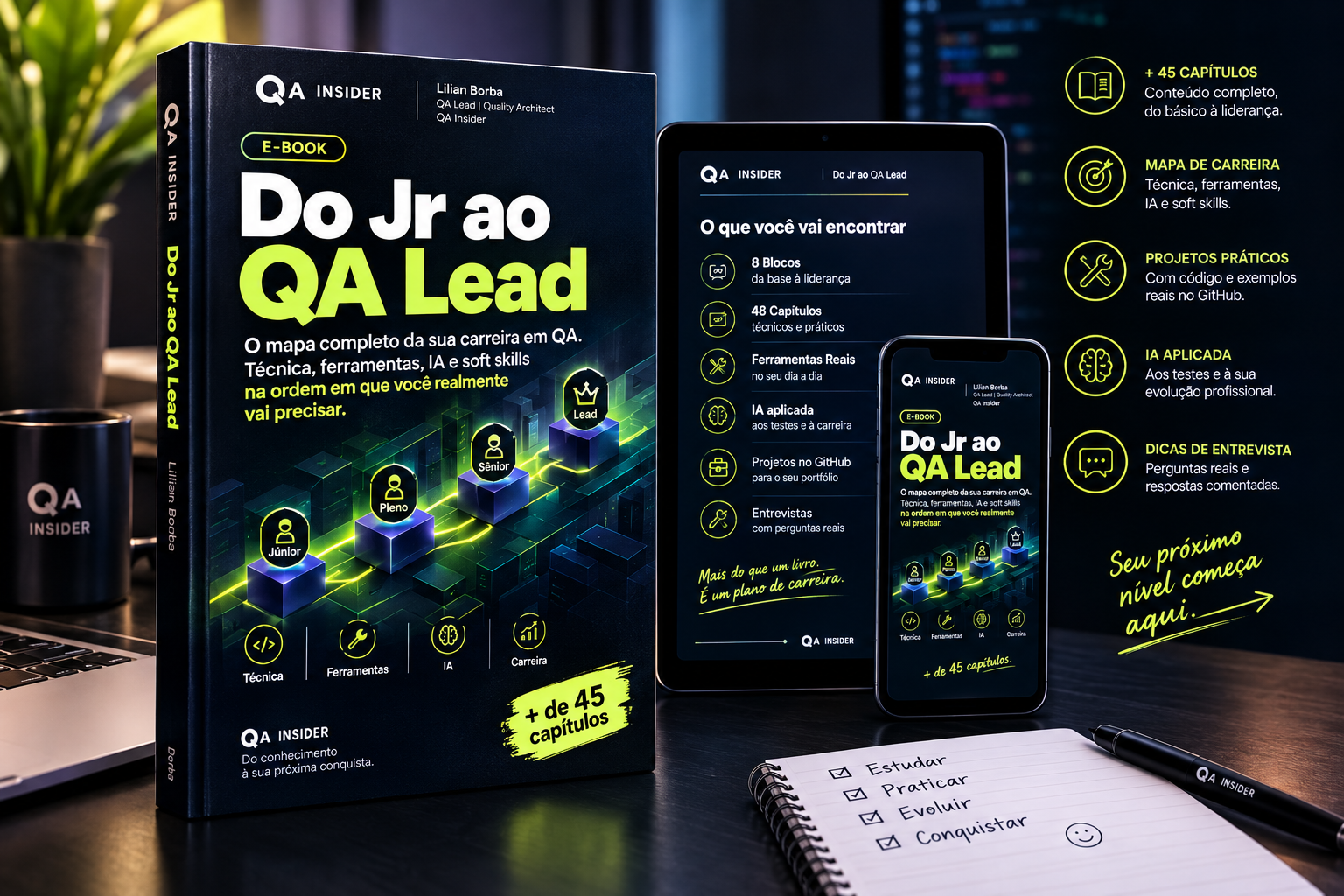 Do Jr ao QA Lead: O Mapa Completo Que Ninguém Te Deu