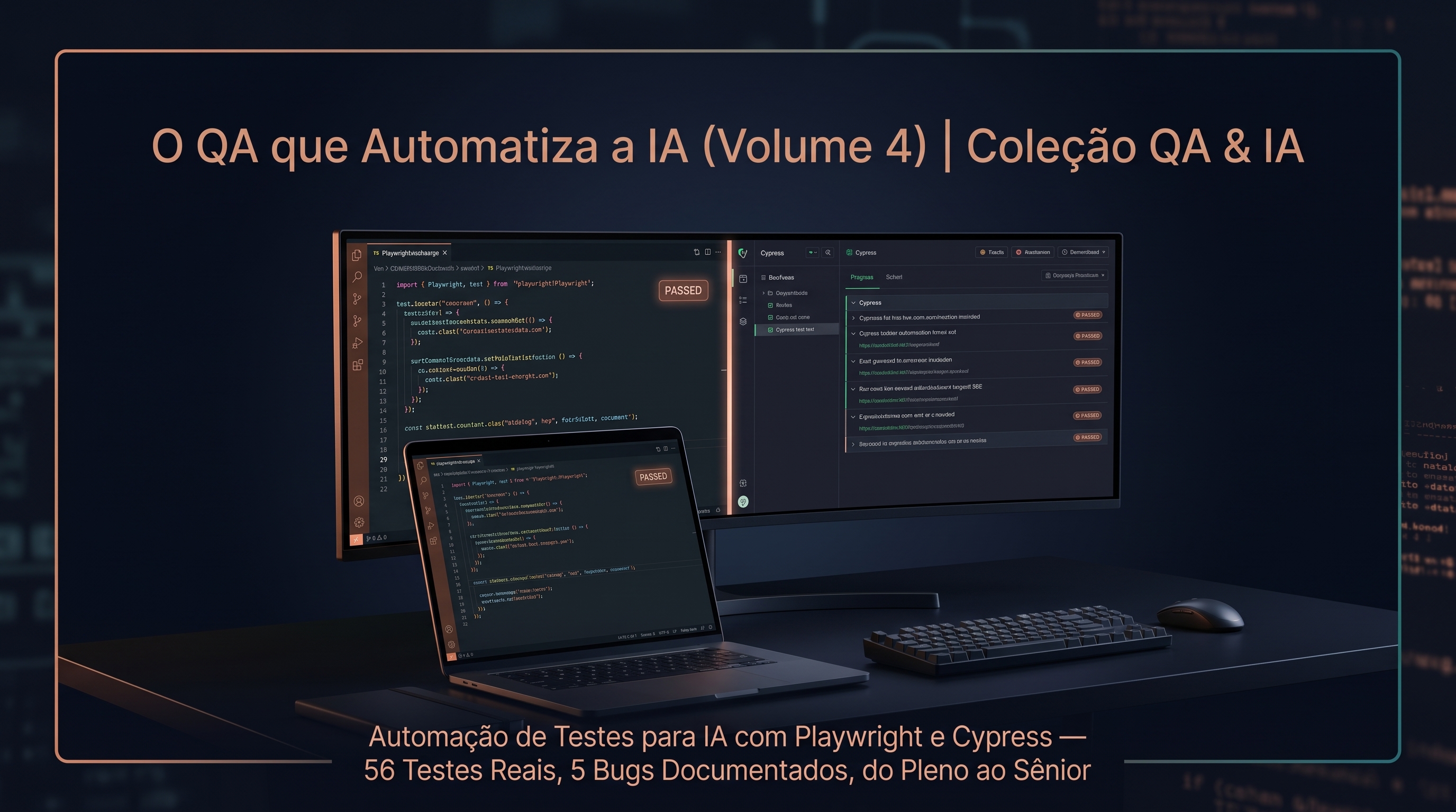 O QA que Automatiza a IA (Volume 4) | Coleção QA & IA - Automação de Testes para IA com Playwright e Cypress