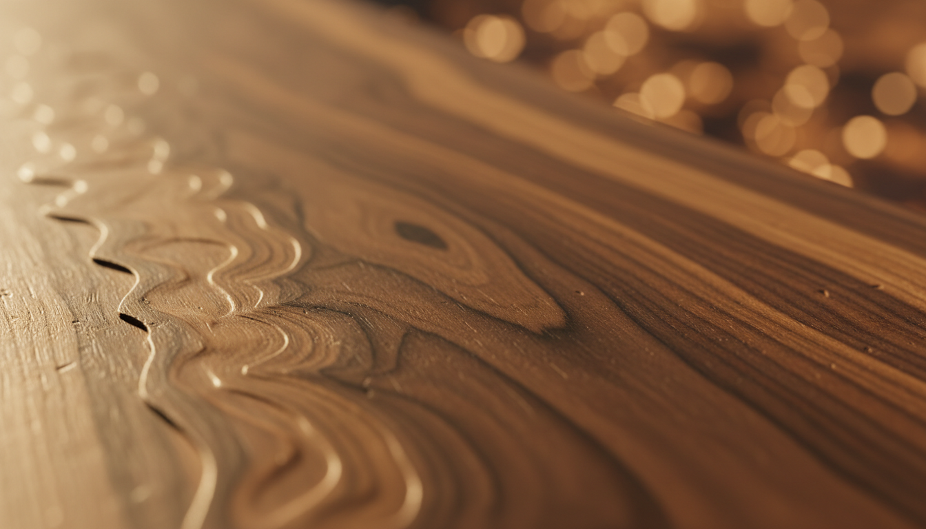 Detalle de artesanía en madera