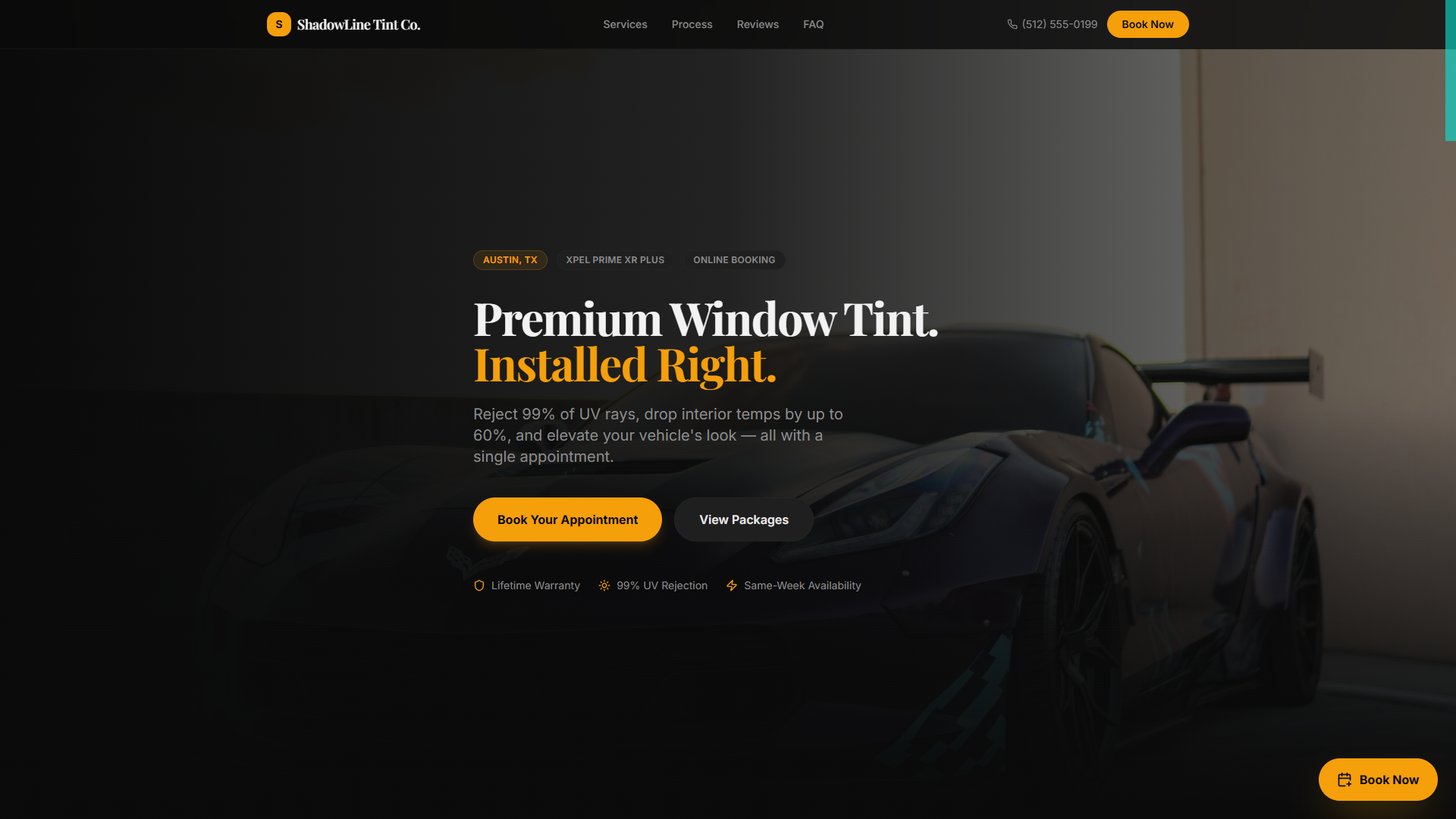 Window Tint template preview