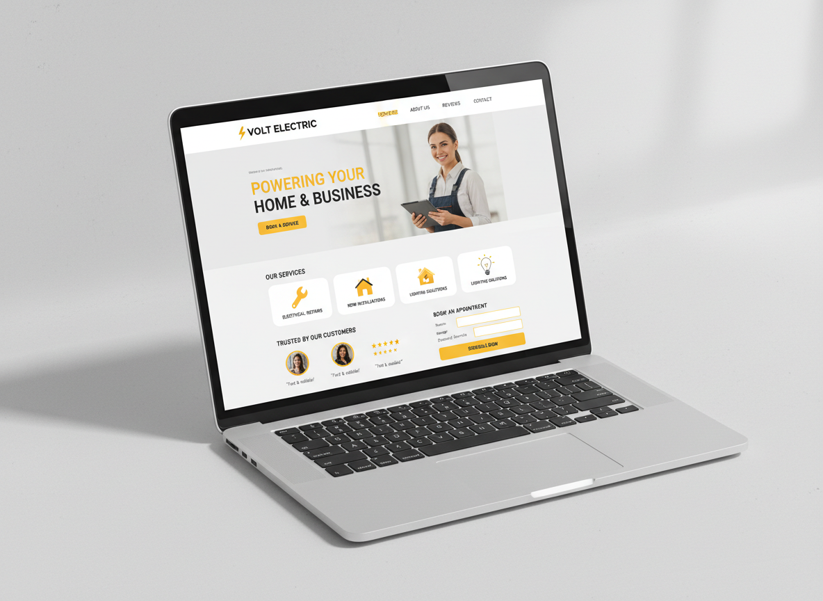Electrician website sample