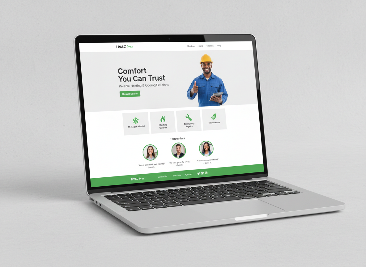 HVAC website sample