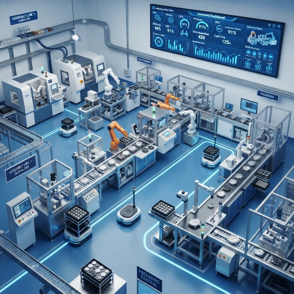 Digitaliser la manufacture horlogère : l'IA au service des flux de production