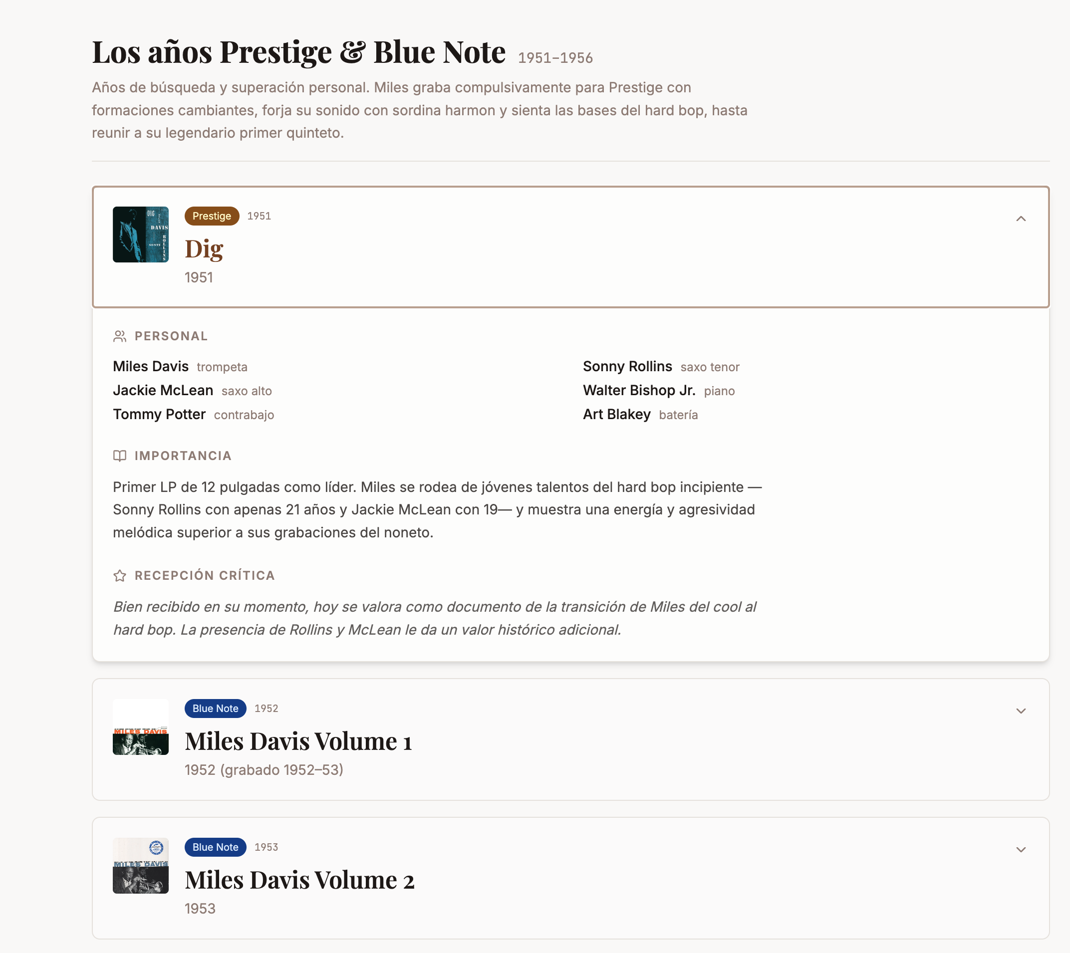 Plantilla MIles template preview