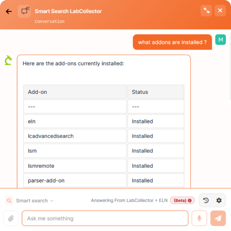 Smart Search — ask in natural language and get fast, semantic answers across your records.