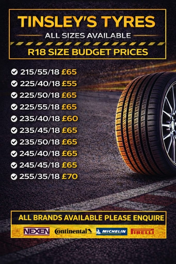 Tinsley's Tyres advert 9