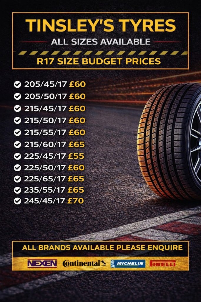 Tinsley's Tyres advert 8