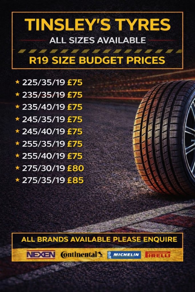 Tinsley's Tyres advert 10