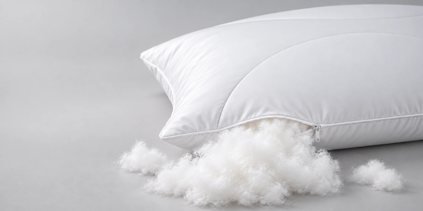 Cooling pillow with CoolTouch® phase-change cooling fabric