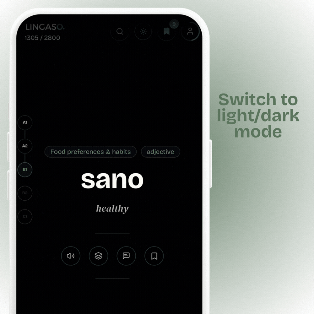 Light & dark mode
