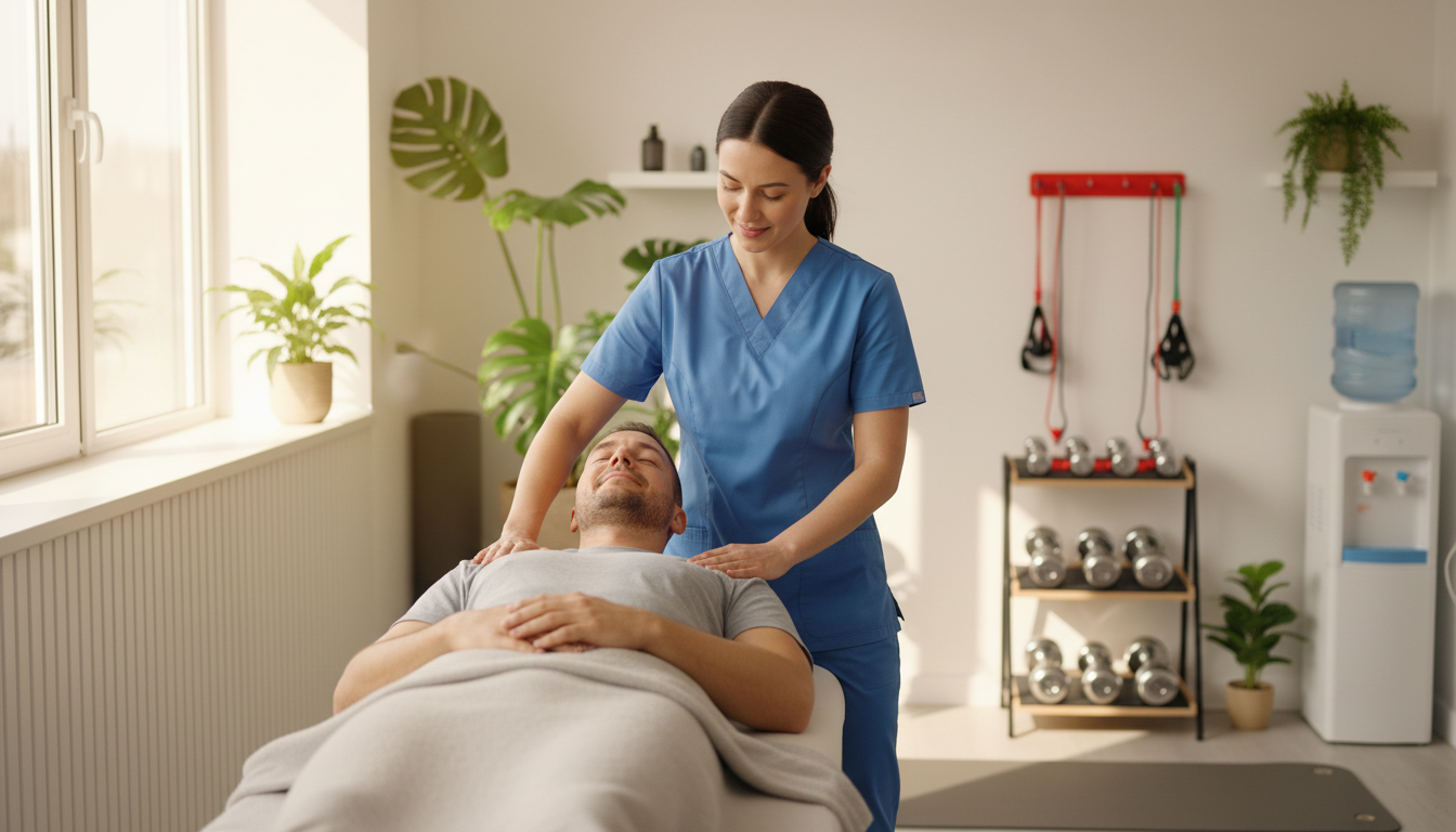 Tratamiento de fisioterapia profesional