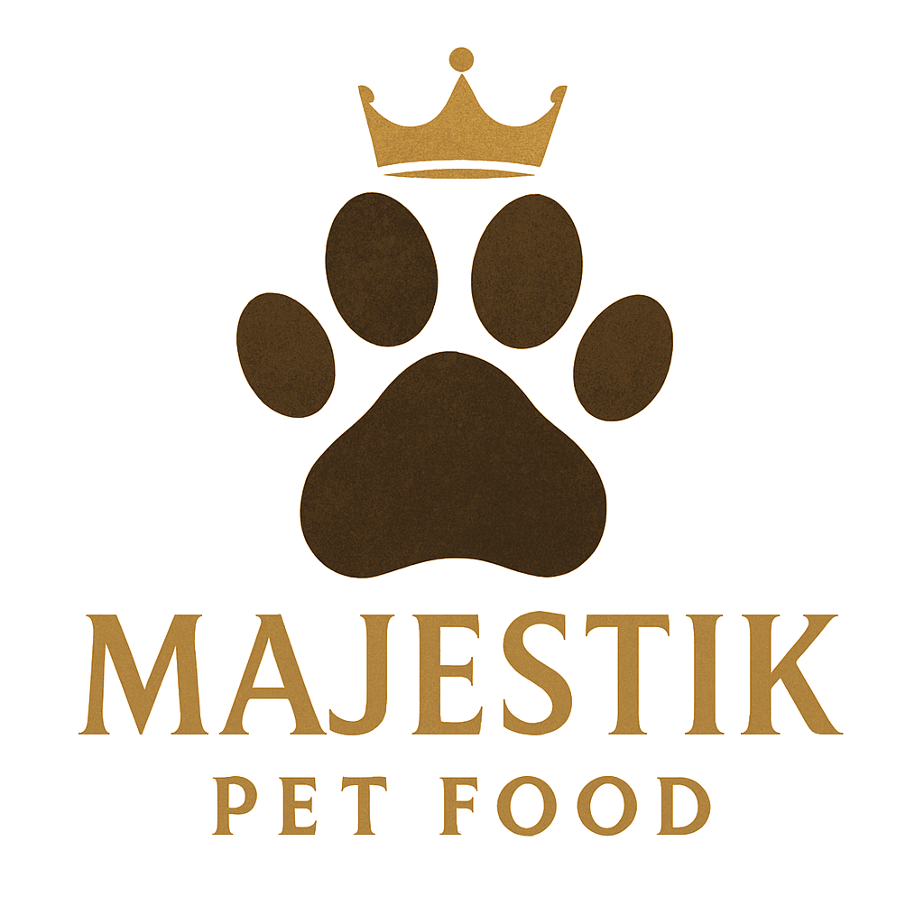 Majestik Pet Food logo — raw pet food Two Wells Adelaide