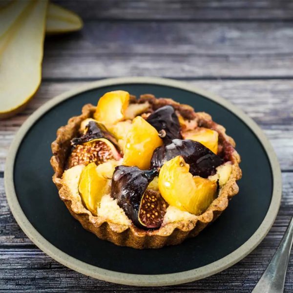 Tarte aux fruits de saison — pâtisserie sans gluten artisanale à Saint-Malo