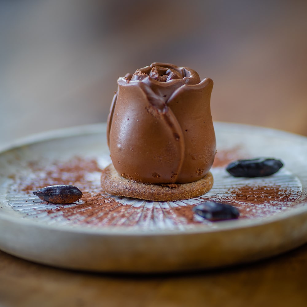 Entremet chocolat noir sans lactose – La Palabre Malouine