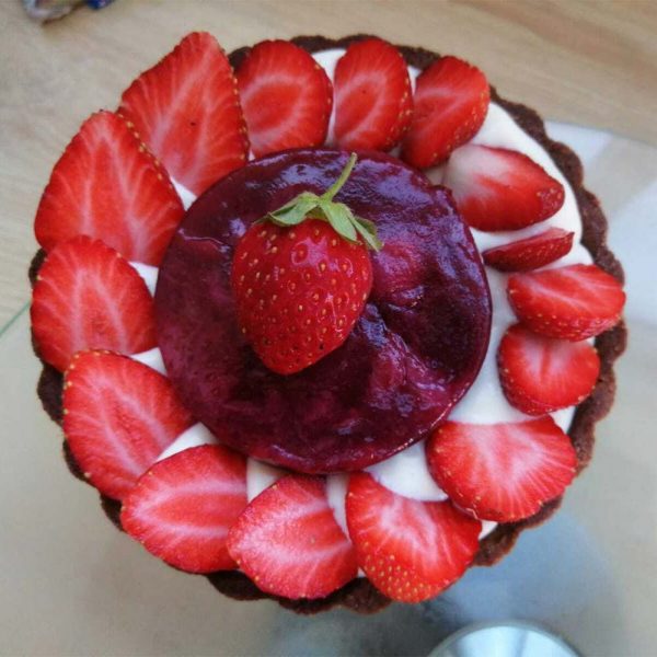 Tartelette fruits rouges — pâtisserie sans gluten artisanale à Saint-Malo