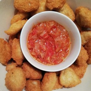 Beignets d'haricots — plat sénégalais sans gluten à Saint-Malo